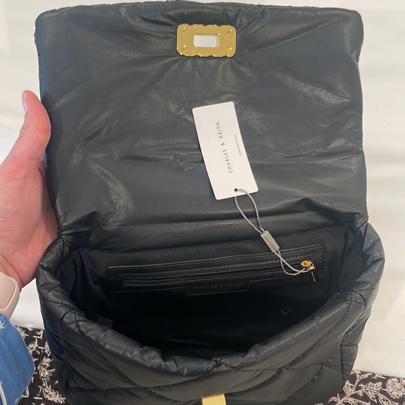 New with tags! Charles and Keith nylon puffy bag - Picture 4 of 7